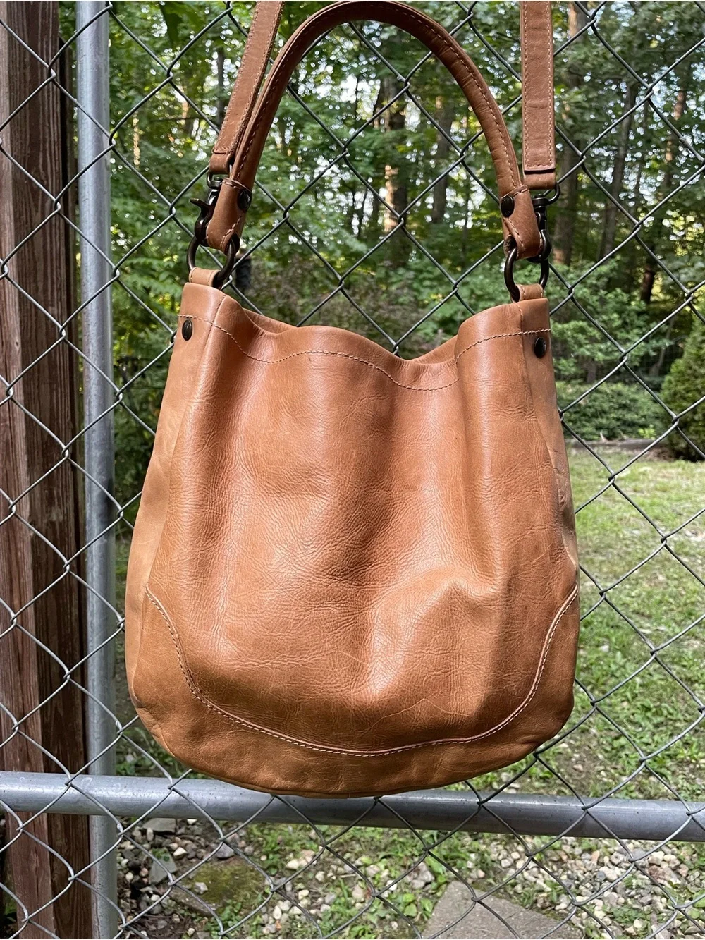Frye Melissa Hobo Leather Bag